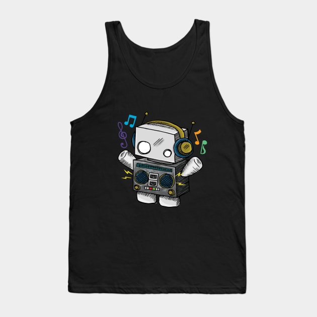 Beatbot Tank Top by thejellyempire